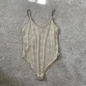 NWOT Gaze Cheetah Print Body Suit